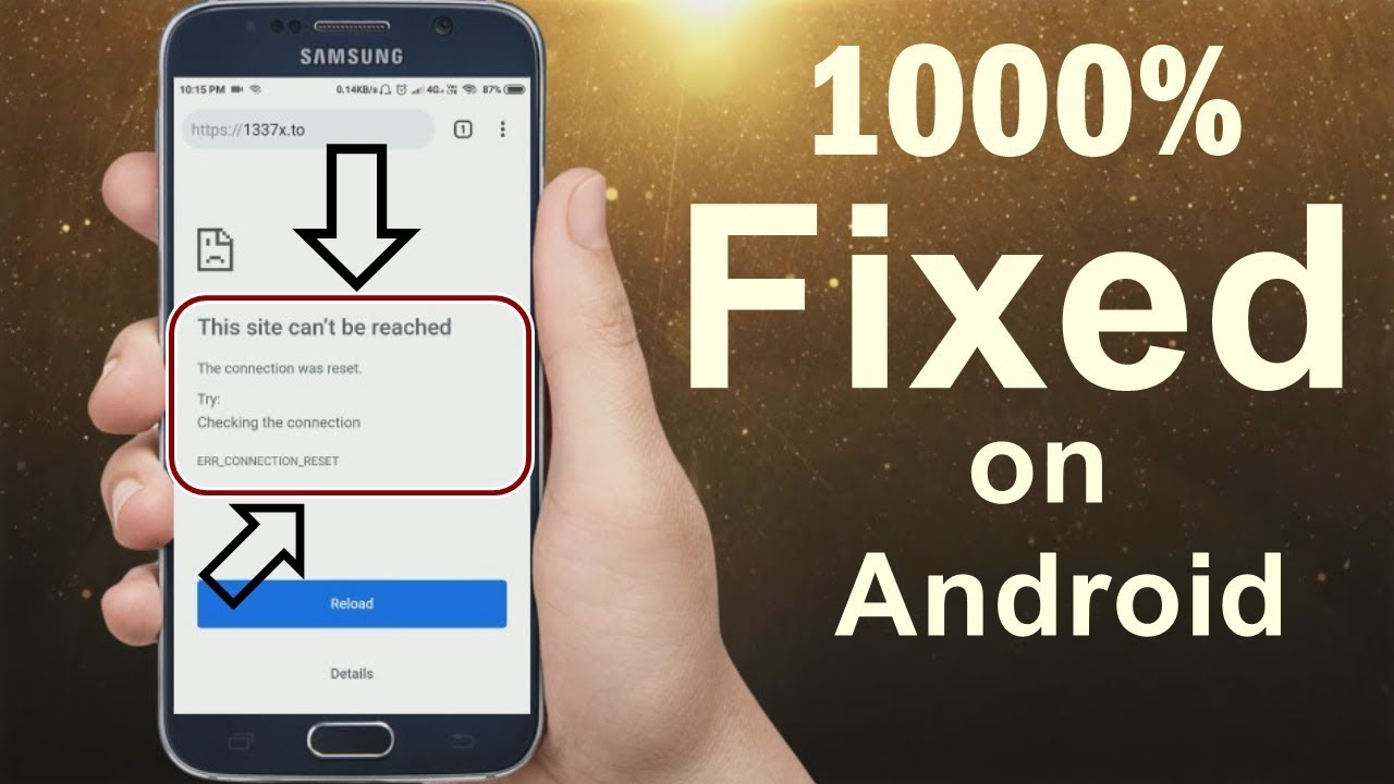 Android Err_connection_reset