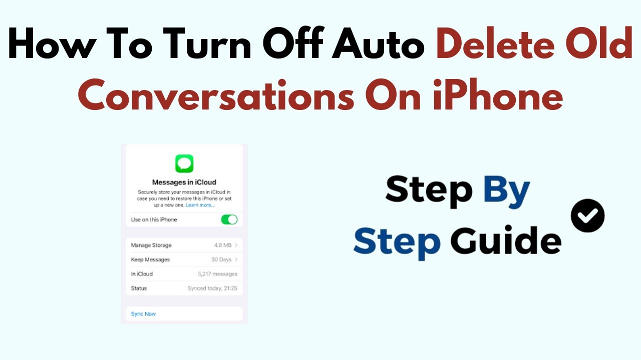 How To Turn Off Auto Delete Old Conversations
